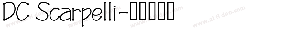 DC Scarpelli字体转换